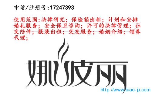 昆明商標(biāo)注冊公司商標(biāo)出售：娜波麗 45類