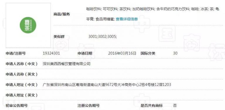 “喜茶”遇上“囍茶”，都是商標(biāo)惹的禍！